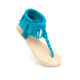 Adult Delilah Sandal - Caribbean Sea Suede