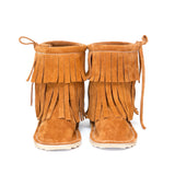 Double Fringe Boot - Moab Suede